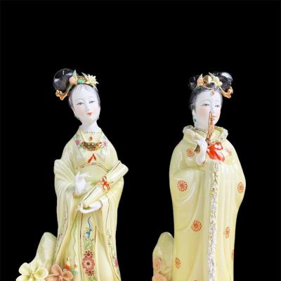 BỘ ( VÀNG ) TƯỢNG TỨ ĐẠI MỸ NHÂN